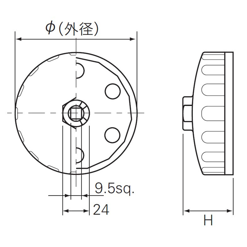 KTC AVSA-B86 | 輸入車用オイルフィルターレンチ | カー用品・自動車整備工具機器の卸売サイト「FINE PIECE デリバリー」